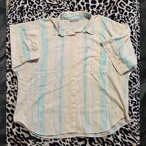 Cabrais Vintage Pastel Butyom Down Shirt XXL